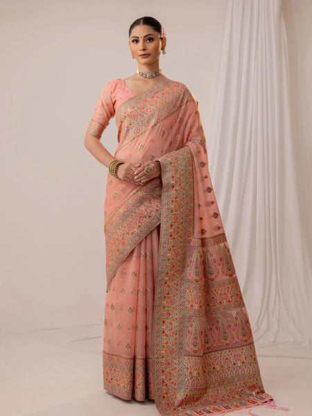 Saba Cotton Pink Saree