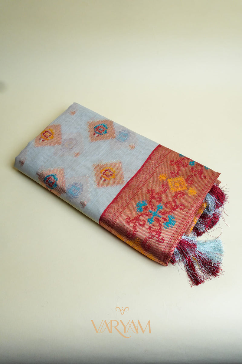 Kalista Linen Ice Tango Saree