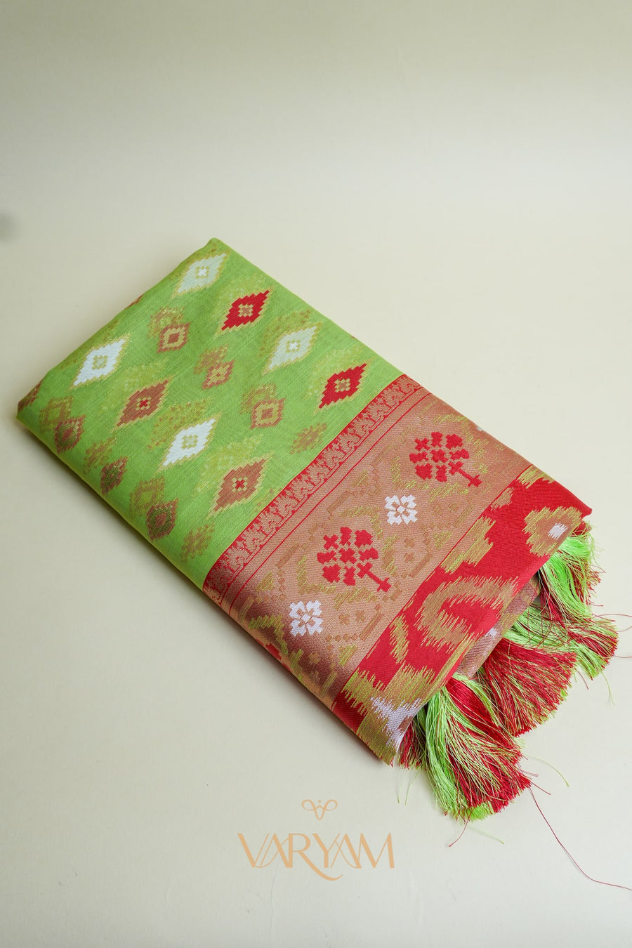 Monalisa Linen Green Saree