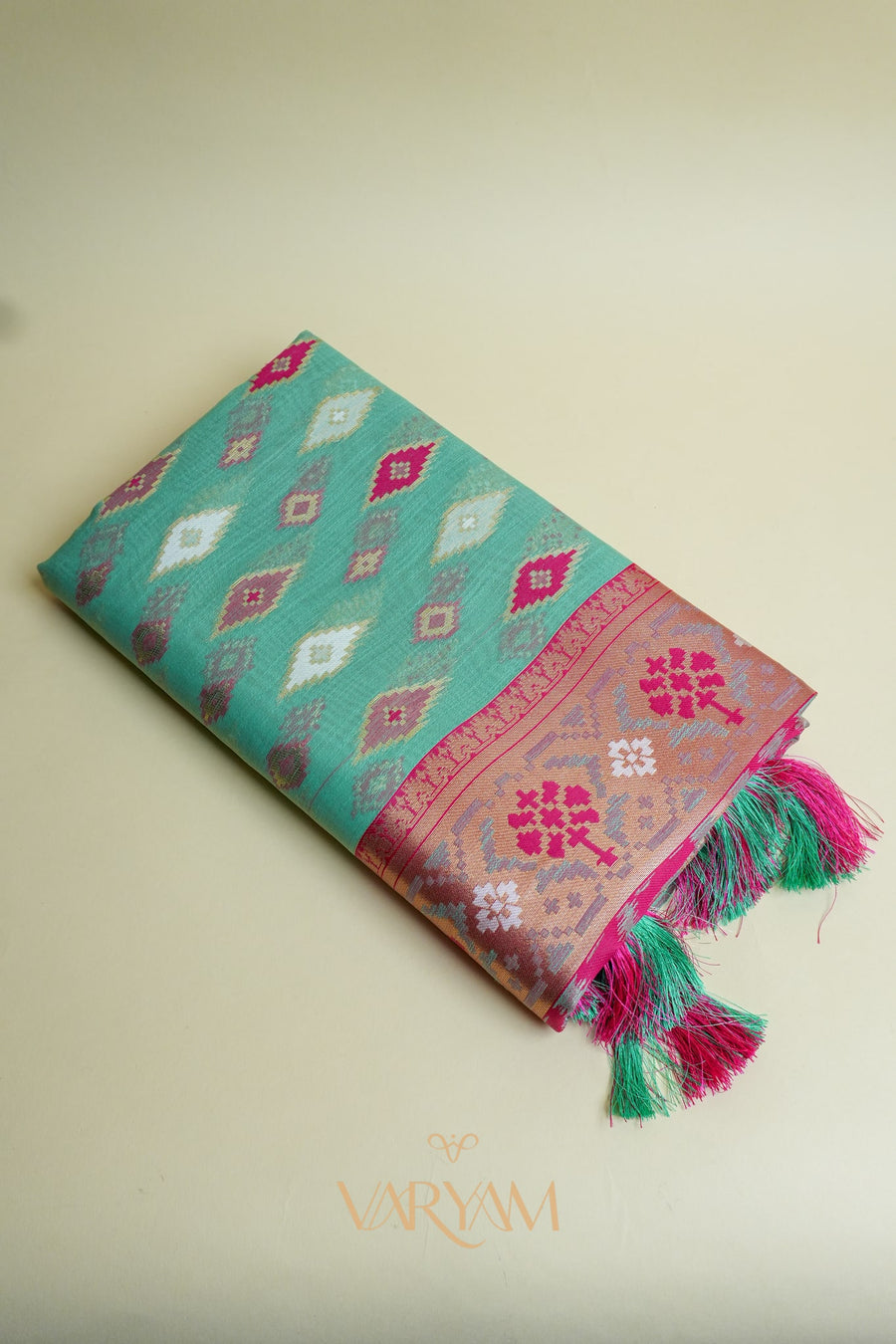 Monalisa Linen Rama Saree