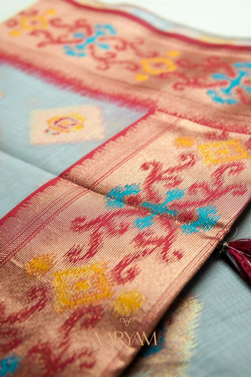 Kalista Linen Ice Tango Saree