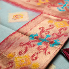 Kalista Linen Ice Tango Saree
