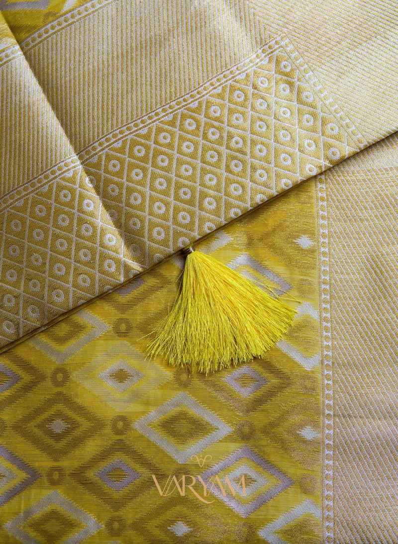 Shahi Cotton Yellow Saree
