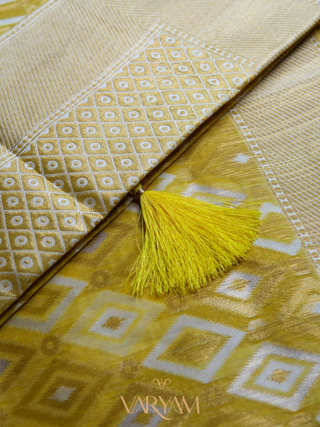 Shahi Cotton Yellow Saree