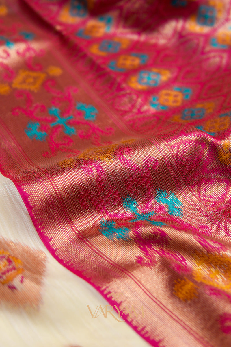 Kalista Linen Ice Pink Saree