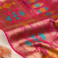 Kalista Linen Ice Pink Saree