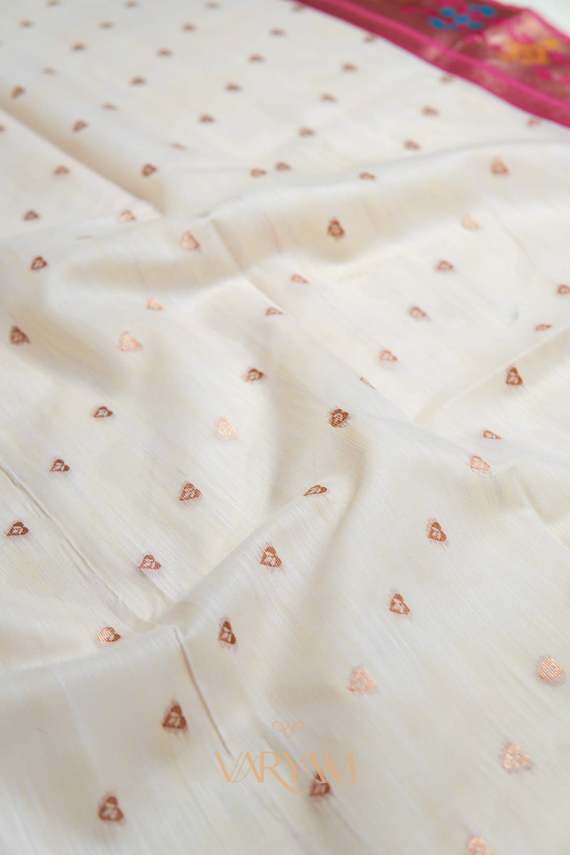 Kalista Linen Ice Pink Saree