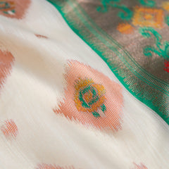 Kalista Linen Ice Green Saree