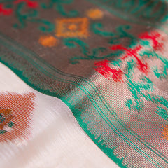 Kalista Linen Ice Green Saree