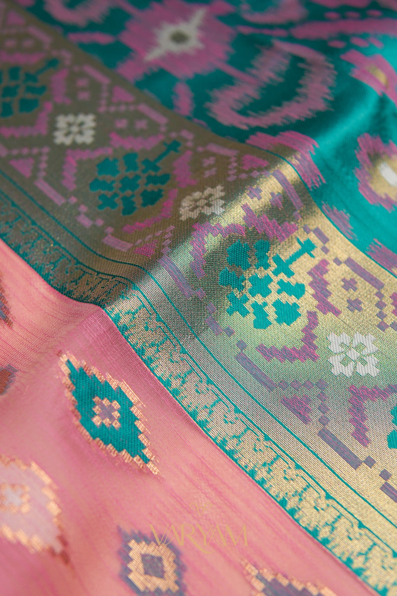 Monalisa Linen Pink Saree