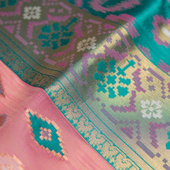 Monalisa Linen Pink Saree