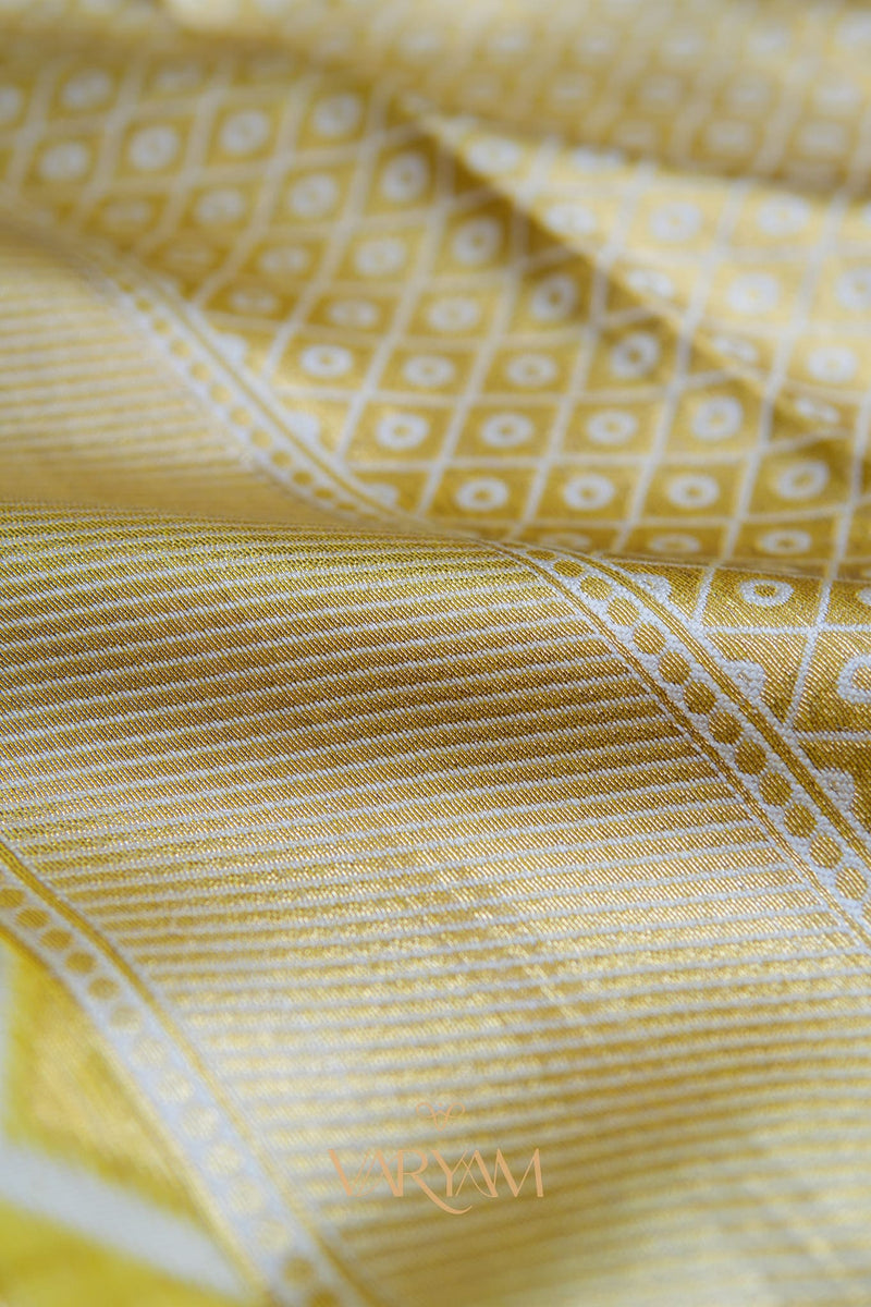 Shahi Cotton Yellow Saree