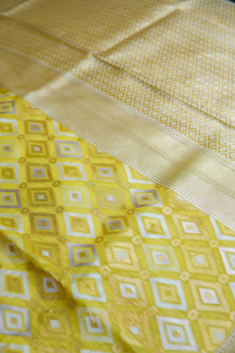 Shahi Cotton Yellow Saree