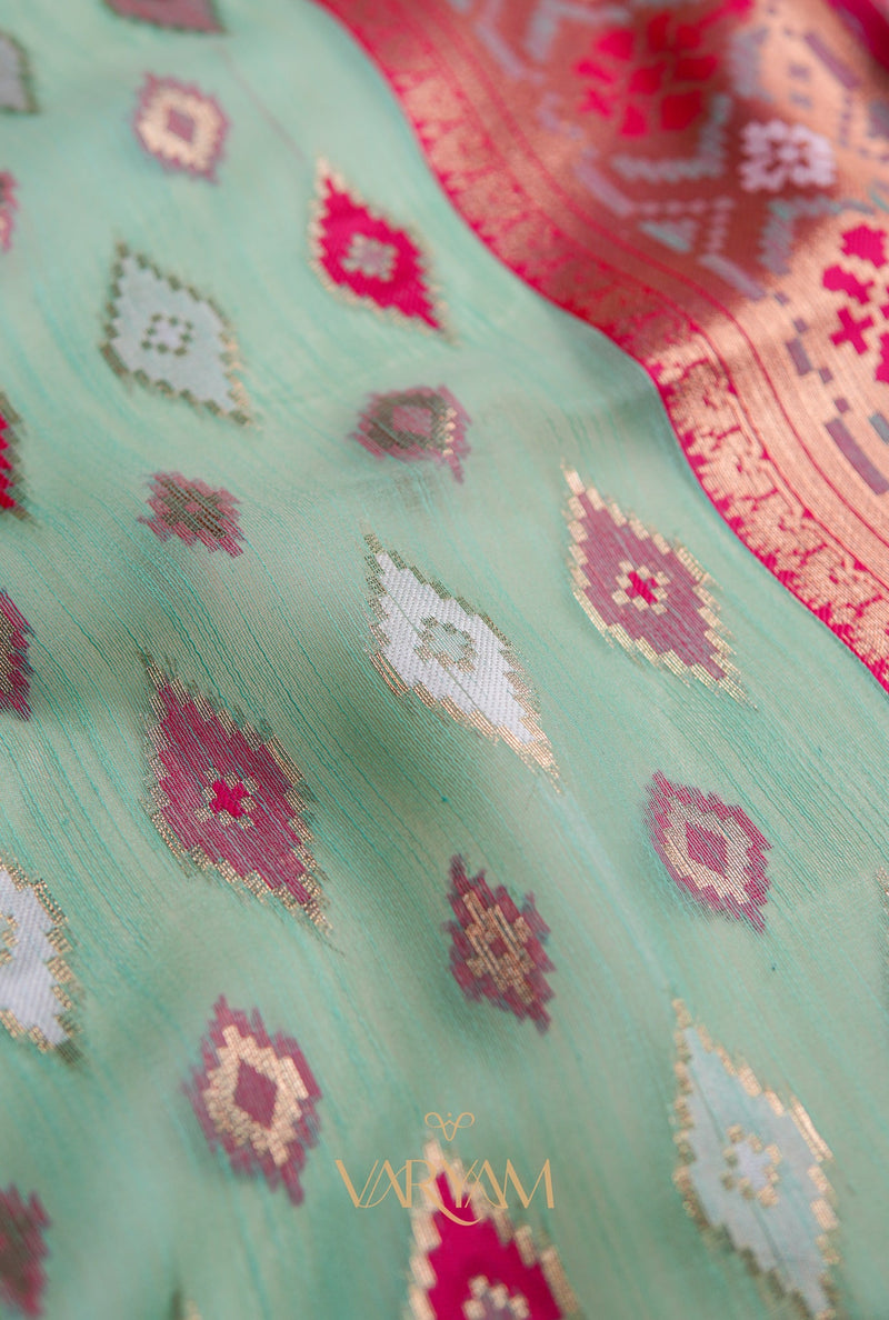 Monalisa Linen Rama Saree