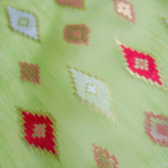 Monalisa Linen Green Saree