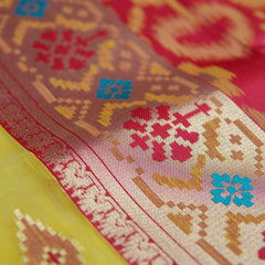Monalisa Linen Yellow Saree