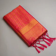 Veera Silk Red Saree