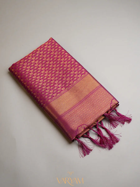 Veera Silk Purple Saree