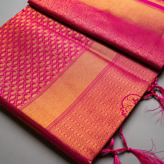 Veera Silk Pink Saree