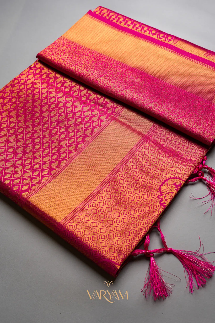 Veera Silk Pink Saree