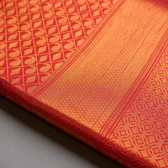 Veera Silk Orange Saree