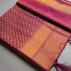 Veera Silk Purple Saree