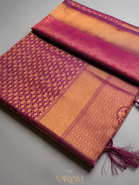 Veera Silk Purple Saree