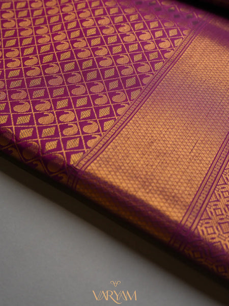 Veera Silk Purple Saree