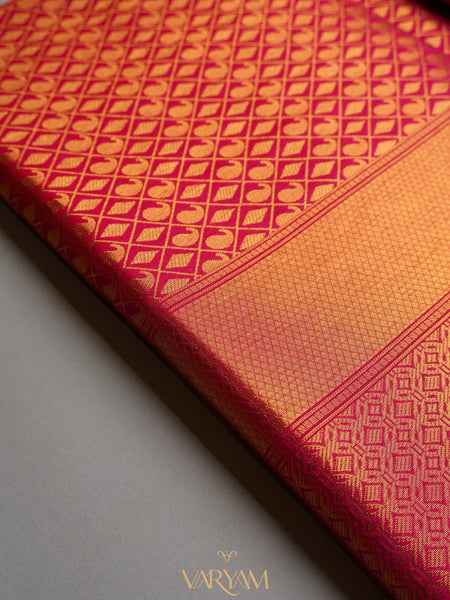 Veera Silk Red Saree
