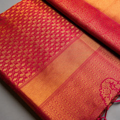 Veera Silk Red Saree