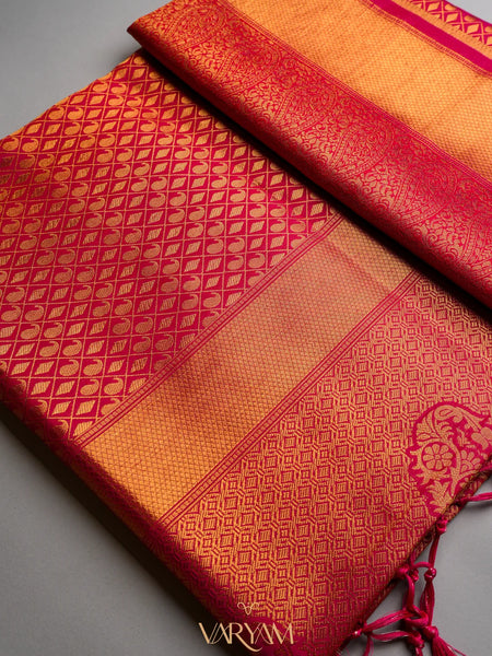Veera Silk Red Saree