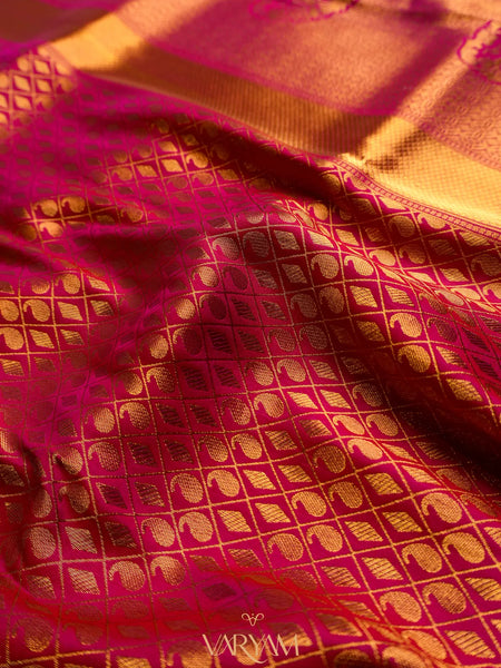 Veera Silk Red Saree