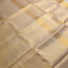 Veera Silk Cream Saree