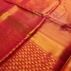 Veera Silk Orange Saree