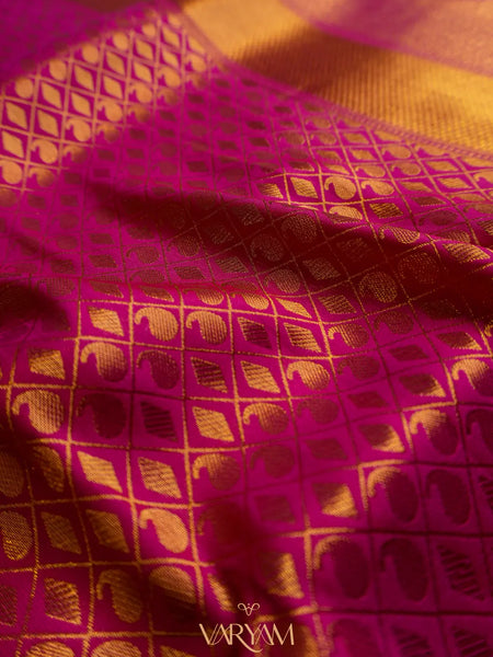 Veera Silk Pink Saree