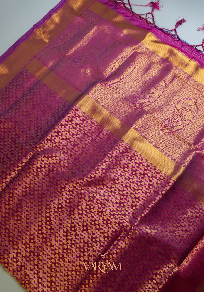 Veera Silk Purple Saree