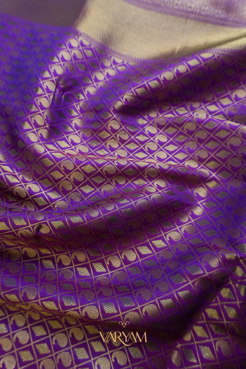 Veera Silk Purple Saree