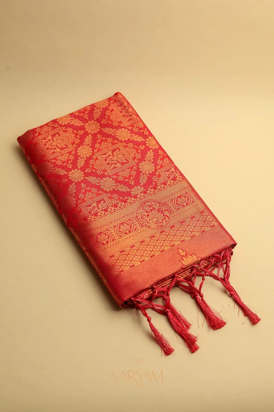 Amara Silk Orange Saree