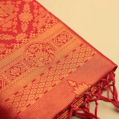 Amara Silk Orange Saree