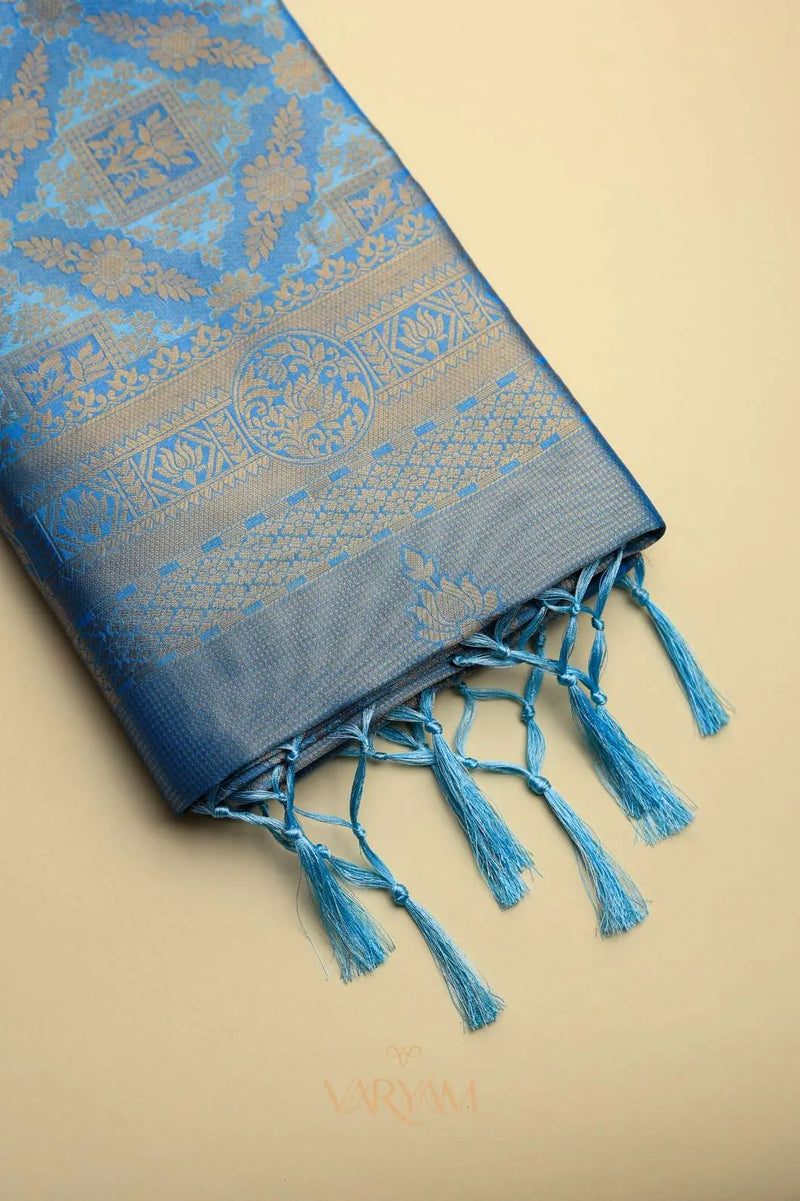 Amara Silk Blue Saree