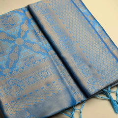 Amara Silk Blue Saree