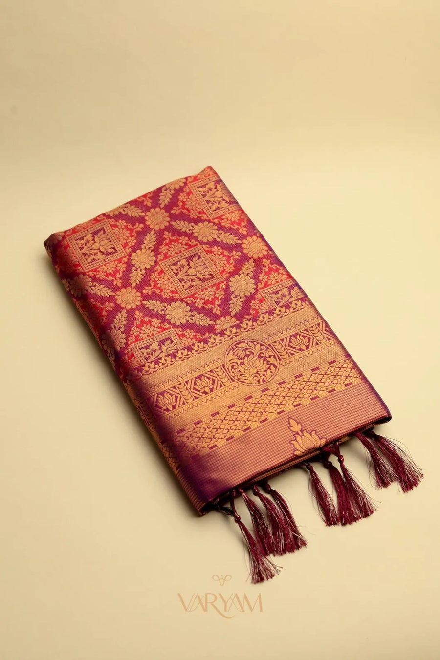 Amara Silk Maroon Saree