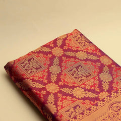 Amara Silk Maroon Saree