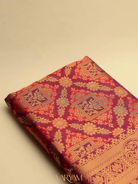 Amara Silk Maroon Saree
