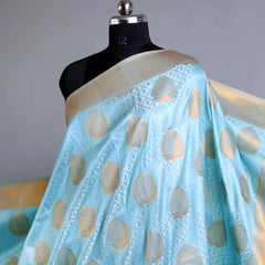 Zoya Silk Light Blue Saree