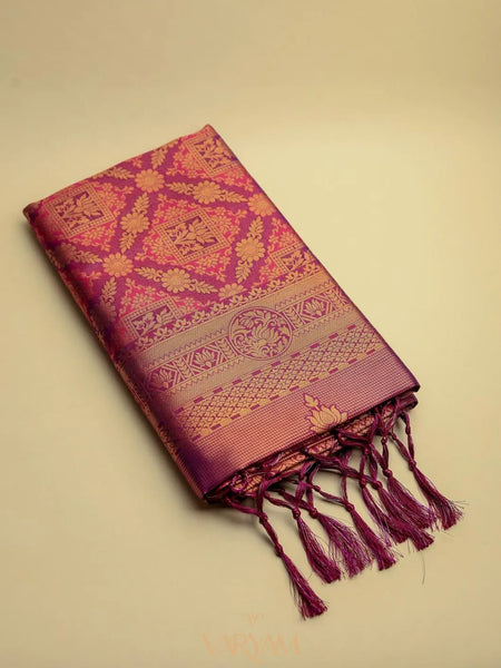 Amara Silk Maroon pink