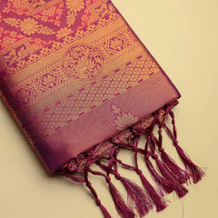 Amara Silk Maroon pink