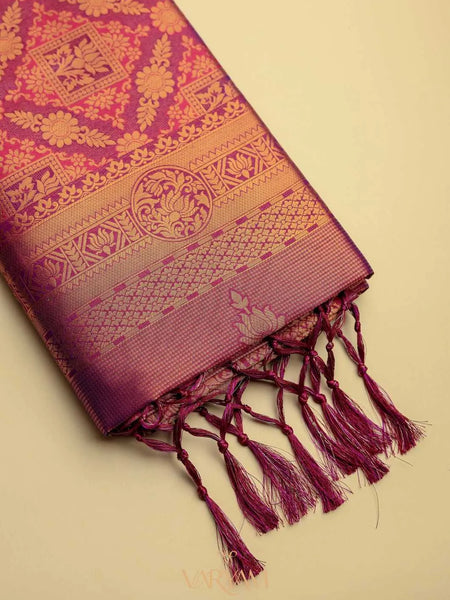 Amara Silk Maroon pink