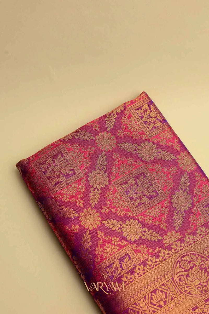 Amara Silk Maroon pink