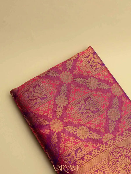 Amara Silk Maroon pink